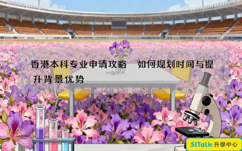 香港本科专业申请攻略 如何规划时间与提升背景优势